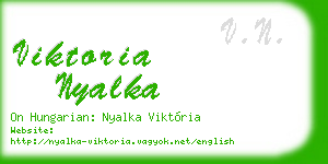 viktoria nyalka business card