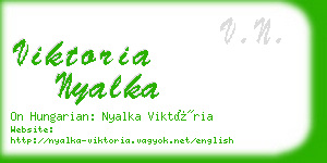 viktoria nyalka business card